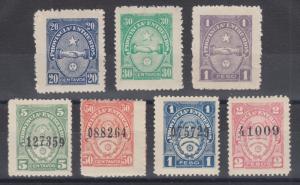 Argentina, Entre-Rios, Forbin 111//136. 1902-1910 Provincial Revenues, 7 diff