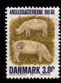 Denmark -  #841 Bacon Factories - Used