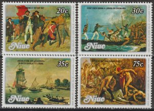 EDSROOM-17321 Niue 251-254 MNH 1979 Complete Death of Captain Cook