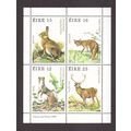 Ireland   #480-483a  MNH   1980   sheet fox hare deer