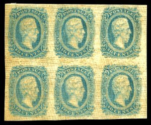 CSA #11C UNUSED BLOCK OF 6