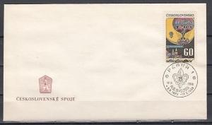 Czechoslovakia, 1986 issue. Czech Scout Founder, 17/SEP/68 Cancel on Cover. ^