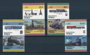 [63587] Tuvalu 1986 Steam Locs - Trains - Railways Nukufetau MNH