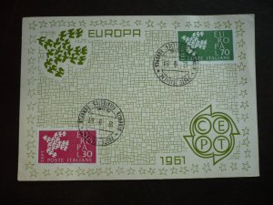 Postal History - Italy - Scott# 845-846 - First Day Cover