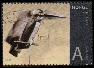 Norway 1594 - Used - A (8k) Crow Sculpture (2009) (cv $1.60) (2)