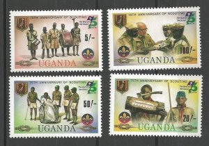 1982 Uganda Scouts 75th anniversary