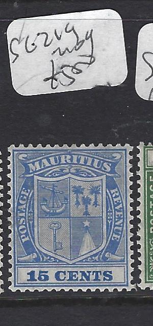 MAURITIUS   (P0810B)  ARMS 15 C  SG 219     MOG