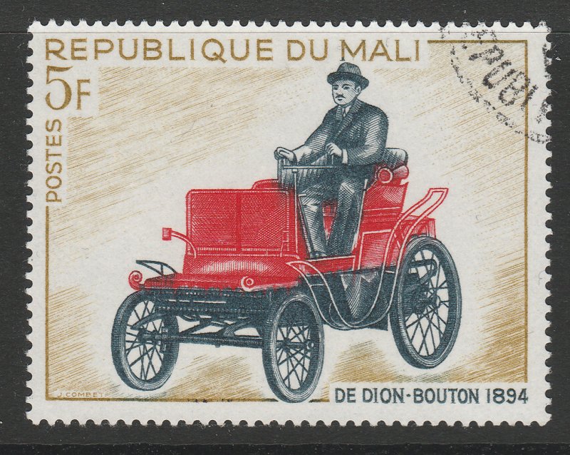 REPUBLIC OF MALI De Dion Bouton Vintage cars 5f used A16P1F2