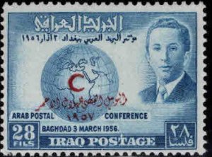 IRAQ Scott 173 MH* Red Crescent Society overprint stamp