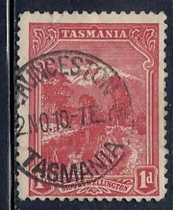 Tasmania #87 1p Mt.Wellington -carmine (U) CV $3.00