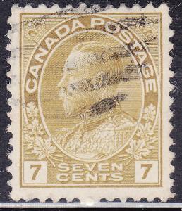 Canada 113 King George V Admiral 1912