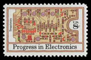 PCBstamps   US #1501 8c Electronics - Transistors, MNH, (34)