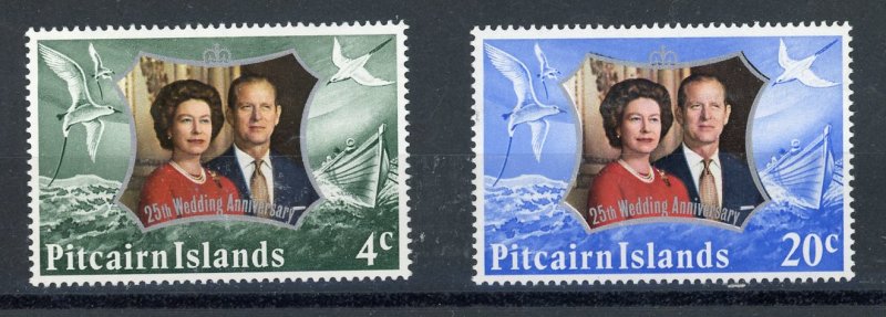 Pitcairn Islands 127-28 MNH 1972