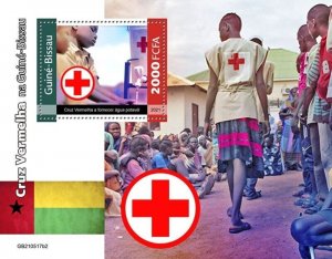 Guinea-Bissau - 2021 Red Cross, ICRC - Stamp Souvenir Sheet - GB210517b2