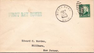 SC# 622 FDC - North Bend - Worden Cachet - L37250