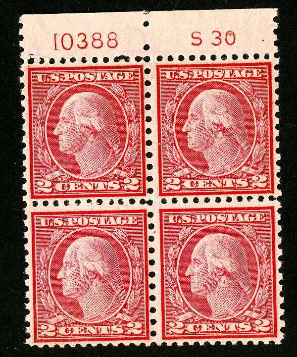 US Stamps # 540 VF OG NH S30 PB of 4 Fresh Scott Value $175.00