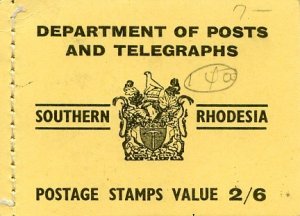 Southern Rhodesia SGSB5 Cat£70, 1954 2sh6p Department of Posts and Telegraph...