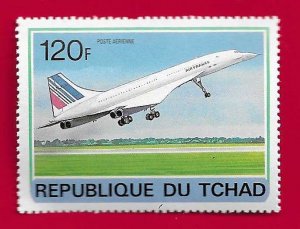 CHAD SCOTT#C236 1978 120f CONCORDE - MNH