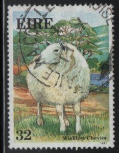 Ireland 1991 used Sc 841 32p Wicklow Cheviot - Irish Sheep