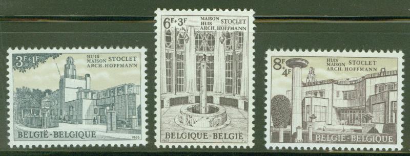 Belgium Scott B776-778 MH* 1965 semi postal set