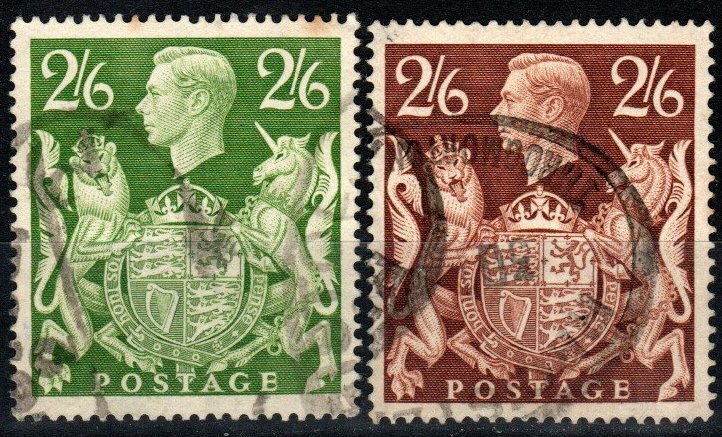 Great Britain #249-249A  F-VF Used CV $10.50 (X6047)