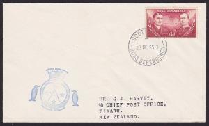 NEW ZEALAND ROSS DEPENDENCY 1965 ship cover ex Scott Base cds...............2711