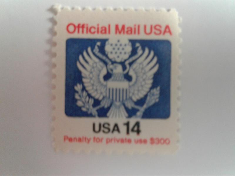 SCOTT # O129A 14 CENT OFFICIAL MAIL USA MINT NEVER HINGED