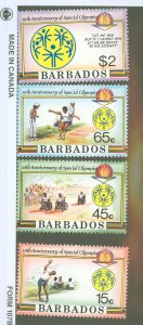 Barbados #697-700  Single (Complete Set) (Olympics)