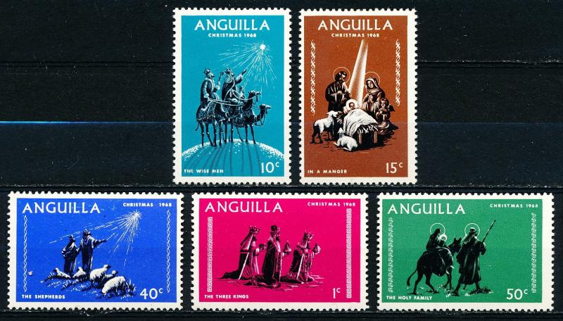 Anguilla #44-48  Set of 5 MH