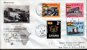 Ghana 1958 FDC Independence!