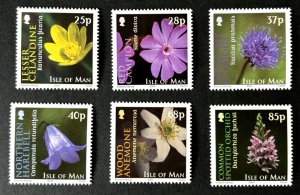 Isle of Man: 2004 Bicentenary Royal Horticultural Society, Flowers, MNH set