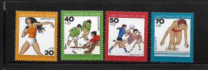 BERLIN, 9NB124-9NB127, MNH, SPORTS TYPE OF 1976