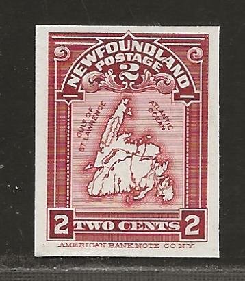 NEWFOUNDLAND  SC# 86P  CARD PROOF VF