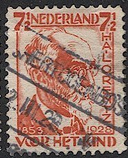 NETHERLANDS 1928 Sc B35 Used Charity,  BIN .25