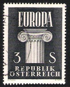 Austria-1960 sc# 657-EUROPA -used-MLH 