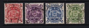 Australia - #218-221 VF used, cat. $ 37.75