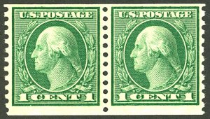 U.S. #452 MINT PAIR OG NH