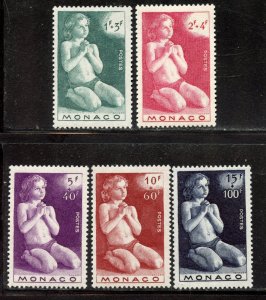 Monaco # B85-90, Mint Hinge.