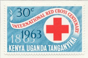 1963 KENYA UGANDA AND TANGANYIKA 30cMH* Stamp A30P4F40678-
