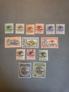 Stamps Bahamas Scott #116-29 used