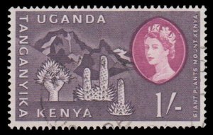 BRITISH EAST AFRICA KENYA UGANDA AND TANGANYIKA 1960 SCOTT 129. USED. # 11