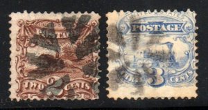 U.S. #113 & 114 SCV $96.00   ⭐⭐⭐⭐⭐