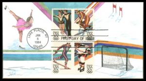 #2067-70 Winter Olympics Ham FDC