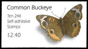 US#BK301 Common Buckeye unexploded Booklet MNH