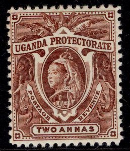 UGANDA QV SG86, 2a red-brown, LH MINT. Cat £13.