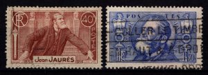 France 1936 Jaures Commemoration, Set [Used]