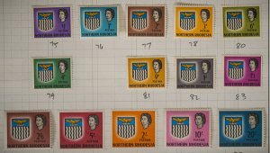 Northern Rhodesia #75-88 MINT  set