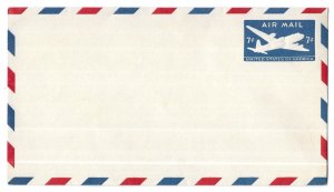 U.S. Scott UC26 Unused MNH 7c blue Air Mail Stamped Envelope issue of 1958