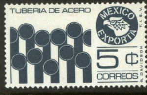 MEXICO Exporta 1109, 5¢ Steel pipes, unwmkd paper 1. MINT, NH. F-VF.