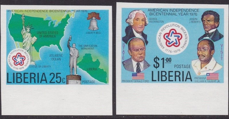 769-70 American Bicentennial Imperf MNH